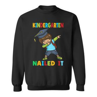 Kindergarten Nailed It Kindergarten Graduation Class Of 2024 Sweatshirt - Monsterry UK