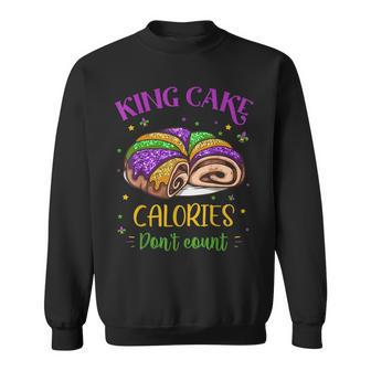 King Cake Calories Don’T Count Mardi Gras Carnival Festival Sweatshirt - Monsterry
