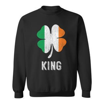 King Last Name Irish Pride Lucky St Patrick's Day Sweatshirt - Monsterry