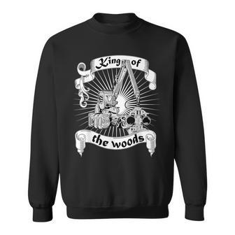 King Of The Woods Förster Holzfäller Waldarbeiter Harvester Sweatshirt - Seseable