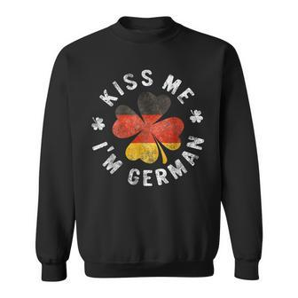 Kiss Me I'm German St Patrick's Day Germany Sweatshirt - Monsterry
