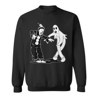 Koko The Clown And Ghost Dancing Sweatshirt - Monsterry