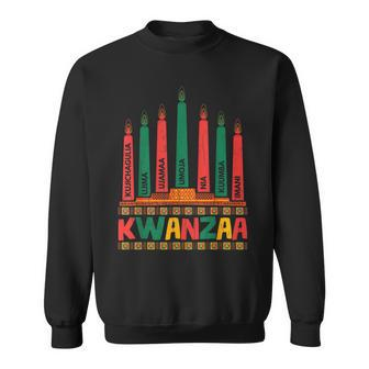 Kwanzaa Kinara African American Celebration Graphic Sweatshirt - Seseable