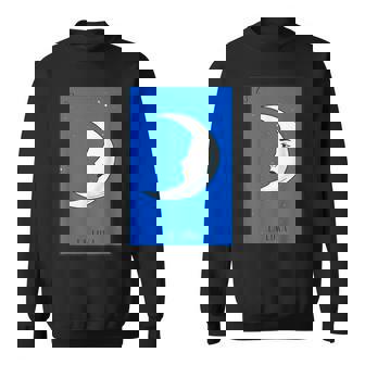 La Luna Mexican Lottery Culture Sweatshirt - Seseable