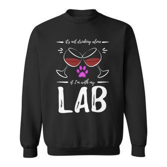 Lab Mom Wine Sweatshirt | Mazezy