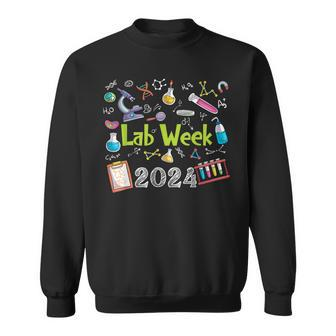 Lab Week 2024 Retro Medical Laboratory Tech Lab Week Sweatshirt - Seseable