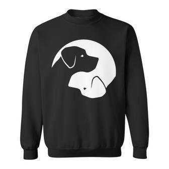 Labrador Retriever Yin Yang Sweatshirt | Mazezy