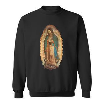 Our Lady Virgen De Guadalupe Maria Virgin Mary Sweatshirt - Monsterry DE