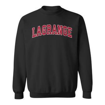 Lagrange Georgia Ga Vintage Sports Red Sweatshirt - Monsterry