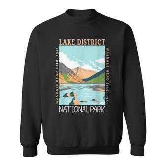 Lake District National Park England Distressed Vintage Sweatshirt - Monsterry