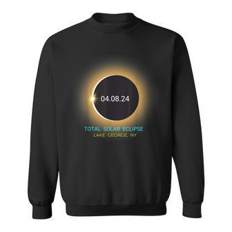 Lake George Ny Total Solar Eclipse 040824 Souvenir Sweatshirt - Monsterry CA