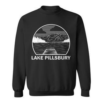 Lake Pillsbury California Fishing Camping Summer Sweatshirt - Monsterry UK