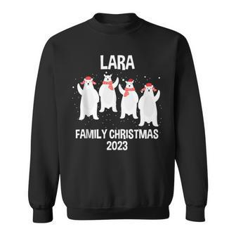 Lara Family Name Lara Family Christmas Sweatshirt - Seseable