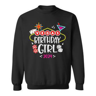 Las Vegas Birthday Vegas Girls Trip Vegas Birthday 2024 Sweatshirt - Thegiftio UK