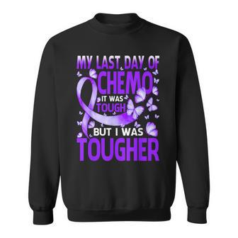 My Last Day Of Day Chemo Hodgkin's Lymphoma Awareness Sweatshirt - Seseable
