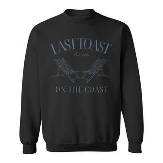 Last Toast Est 2024 On The Coast Retro Style 70S Sweatshirt - Monsterry CA