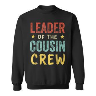 Leader Of The Cousin Crew Retro Vintage Sweatshirt - Monsterry