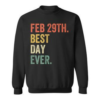 Leap Day 2024 Best Day Ever February 29Th Leap Year Cute Sweatshirt - Monsterry