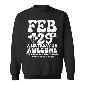 Leap Years Birthday 2024 Quote February 29Th Leap Day Sweatshirt - Monsterry