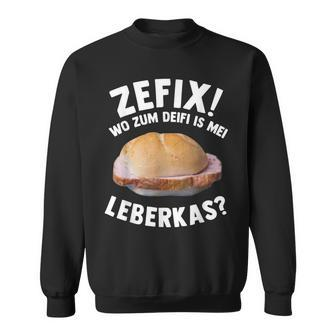 Leberkas Liver Cheese Melt Meat Cheese Meat Sausage Sweatshirt - Seseable