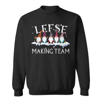 Lefse Making Team Gnome Xmas Sweatshirt - Monsterry