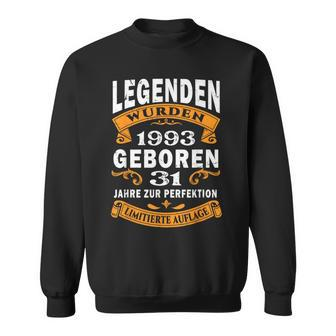Legenden 1993 Geboren Geschenk Jahrgang 31 Geburtstag Sweatshirt - Seseable