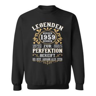 Legends 1959 Geboren Vintage 1959 Birthday Sweatshirt - Seseable