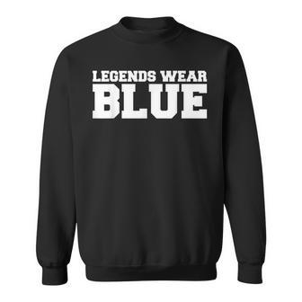 Legends Wear Blue Team Spirit Game Competition Color Sports Sweatshirt - Monsterry DE