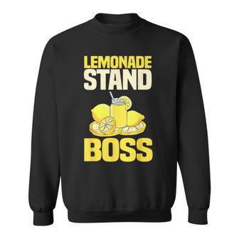 Lemonade Stand Boss Lemon Citrus Juice Summer Drink Sweatshirt - Monsterry CA