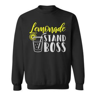 Lemonade Stand Boss Lemon Juice Sweatshirt - Monsterry UK