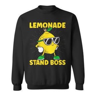 Lemonade Stand Boss Lemon Juice Lemonade Stand Sweatshirt | Mazezy