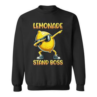 Lemonade Stand Boss Summer Entrepreneur Cool Lemon Sweatshirt - Monsterry