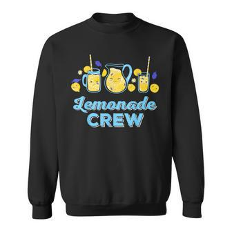 Lemonade Stand Crew And Boss Lemon Juice Summer Sweatshirt - Monsterry CA