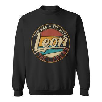 Leon The Man The Myth The Legend Sweatshirt - Monsterry