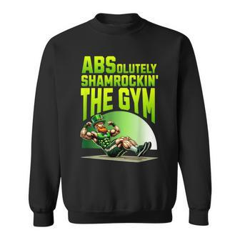 Leprechaun Fitness Absolutely Shamrokin' The Gym Sweatshirt | Mazezy