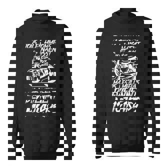 Les Hommes Naissent Egaux Motard Humour Moto Garage Cadeau Sweater e - Cadeauxyz