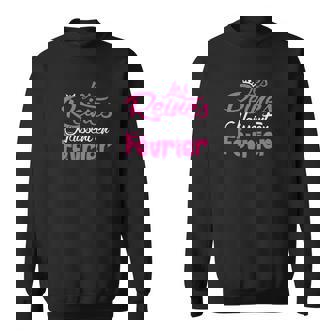 Les Reines Naissent En Février Sweater e - Cadeauxyz