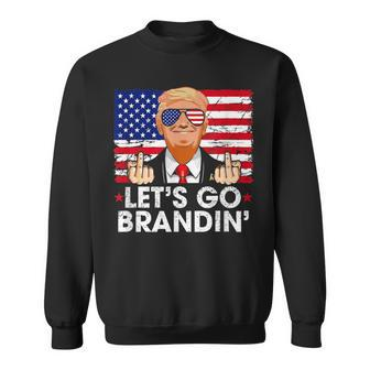 Let's Go Brandin' Anti Joe Biden Costume Sweatshirt - Monsterry UK