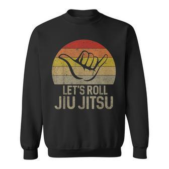 Let's Roll Jiu Jitsu Hand Brazilian Bjj Martial Arts Sweatshirt | Mazezy AU