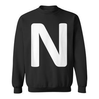 Letter N Sweatshirt - Geschenkecke