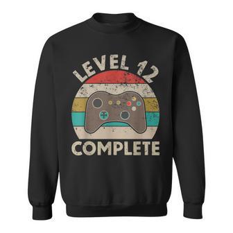 Level 12Th Complete 12 Year Wedding Anniversary Vintage Sweatshirt - Monsterry