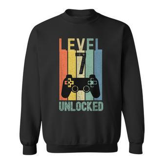 Level 7 Complete Unlocked Gamer Gaming Controller Console Sweatshirt - Thegiftio UK