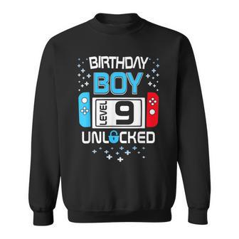 Level 9 Freigeschaltet 9 Geburtstag 9-Jähriger Junge Sweatshirt - Geschenkecke