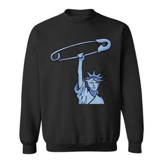 Liberty Holding Safety Pin Safetypin I Stand With You Sweatshirt - Monsterry UK