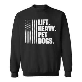 Lift Heavy Pet Dogs Weightlifting Sweatshirt - Seseable