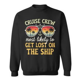 Most Likely To Get Lost On Ship Matching Family Cruise 2024 Sweatshirt - Thegiftio UK