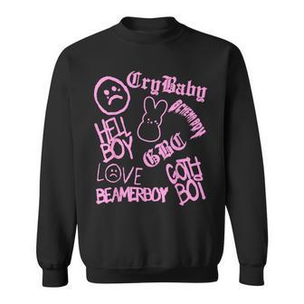 Lil Emo Rap Goth Peep Hip Hop Tattoo Sweatshirt - Monsterry UK