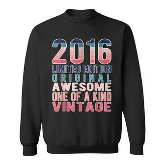 Limited Editionintage Retro Geburtsjahr 2016 Sweatshirt - Geschenkecke