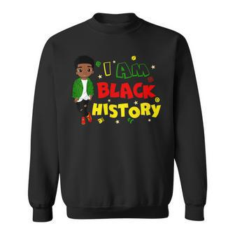 Little Boy I Am Black History Month African Kid Toddler Sweatshirt - Seseable