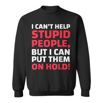 Live Chat Worker & Customer Service Advisor Sweatshirt - Monsterry AU